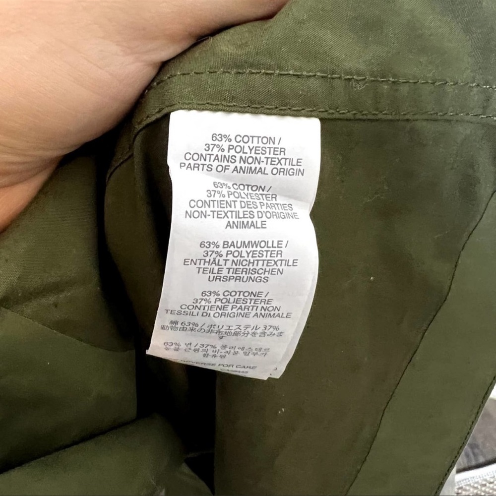 J. Crew Stylish Military Chic Belted Trench Coat/Jacket - Picture 7 of 9